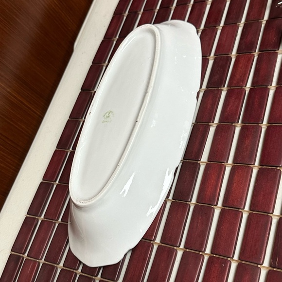 Antique LEUCHTENBURG Germany Porcelain majestic Roses tray - Picture 8 of 15